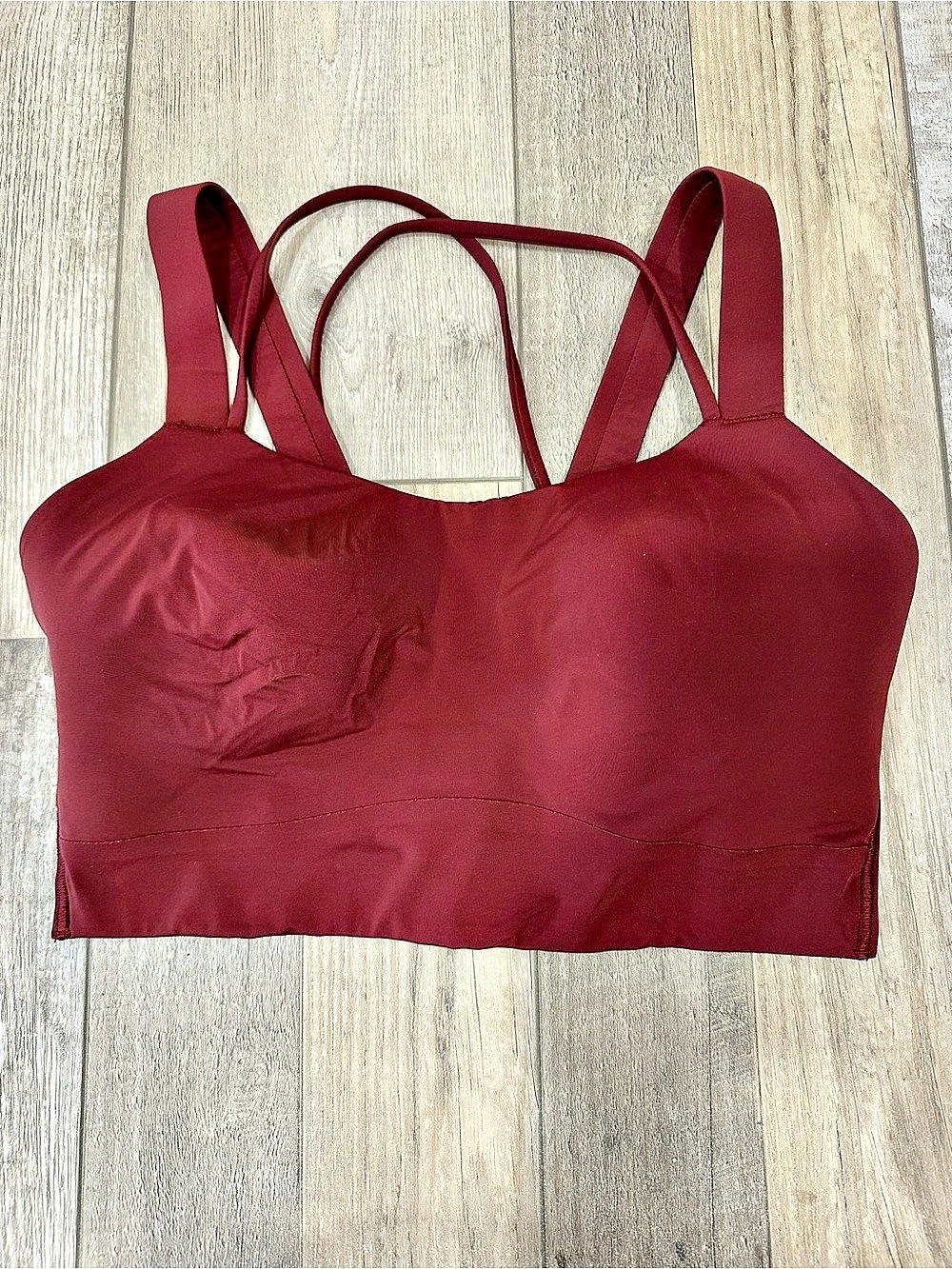 lululemon Like a Cloud Longline Bra Red D/DD